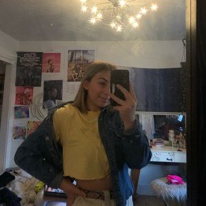 dark denim jean jacket